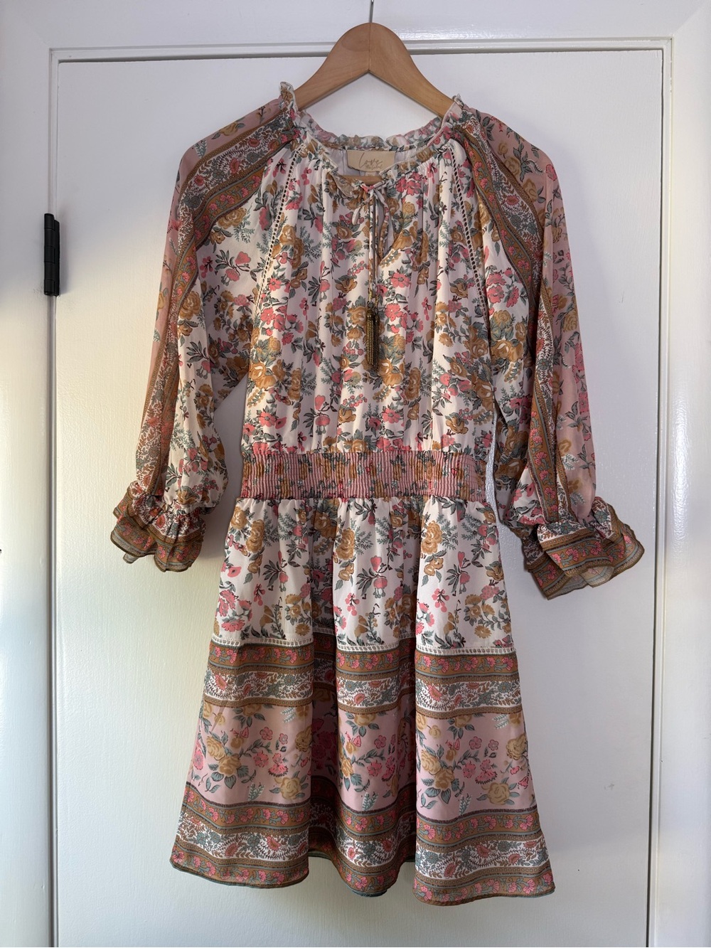 🆕 Love the Label x Anthropologie Euphoria Dress Floral Cottagecore Boho Chic